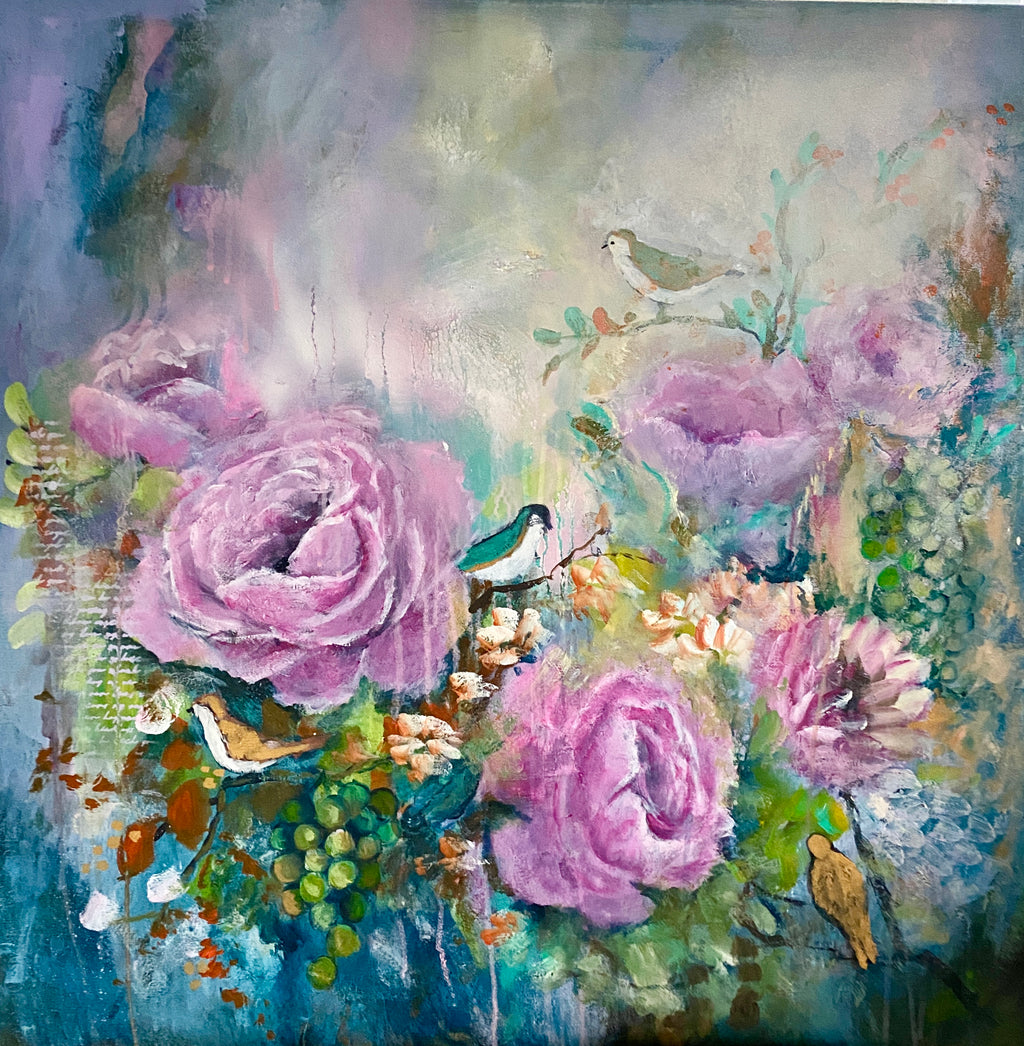 Konsttryck Poster – Rosegarden