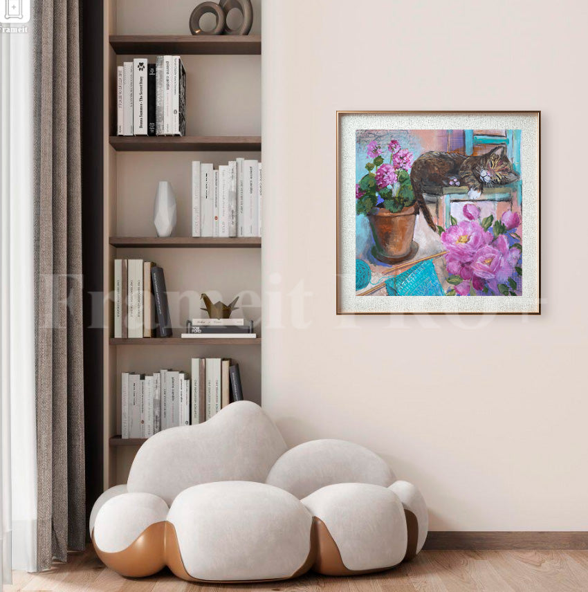 Konsttryck Poster Lussekatten