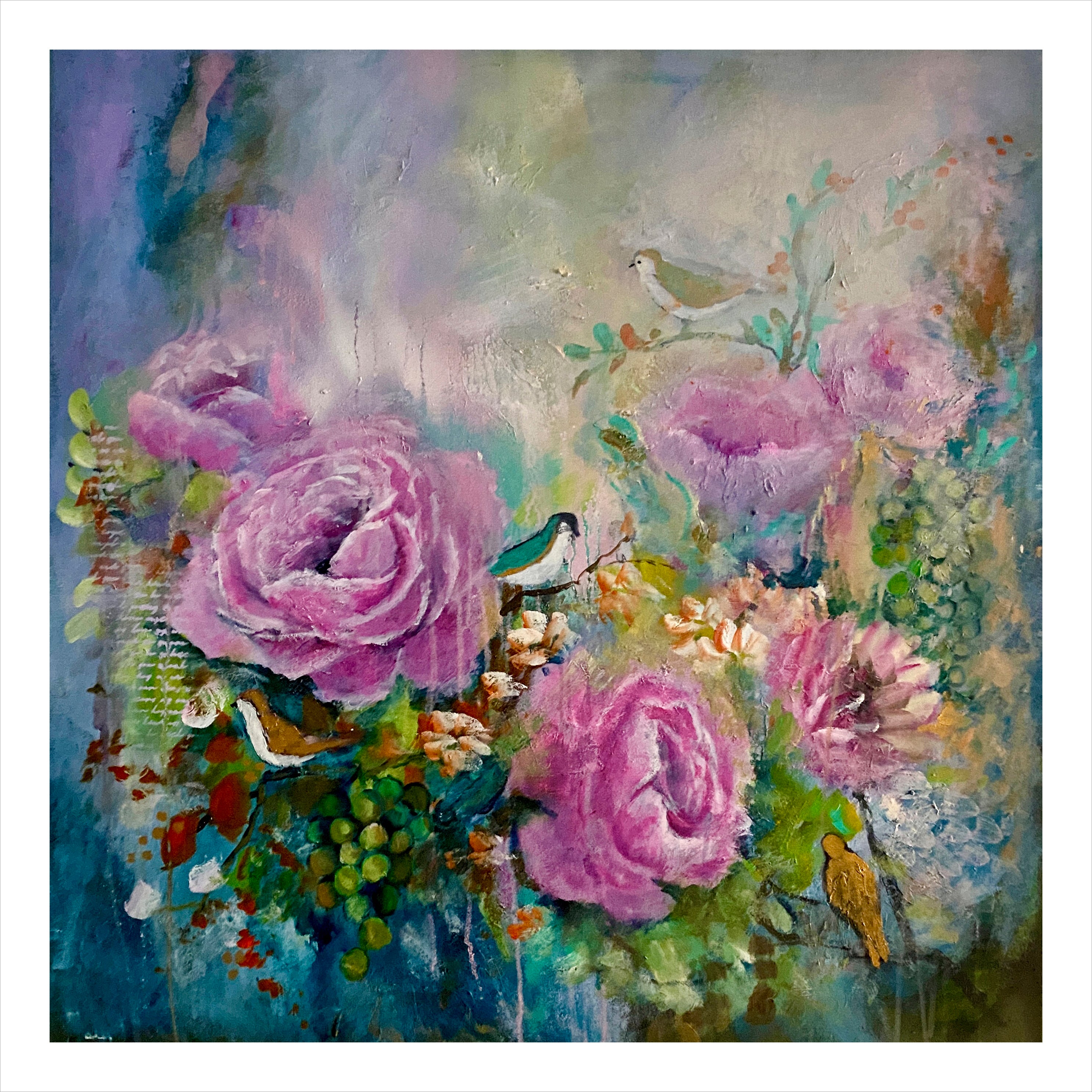 Konsttryck Poster – Rosegarden